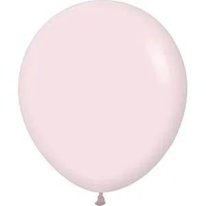 Sempertex 18" Pastel Matte Pink 25/pk