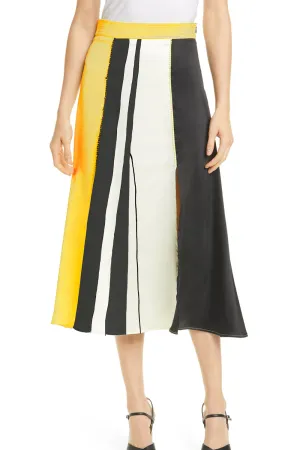 Vertical Colorblock Skirt