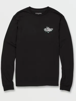 Volcom Entertainment Long Playing Long Sleeve Tee - Black