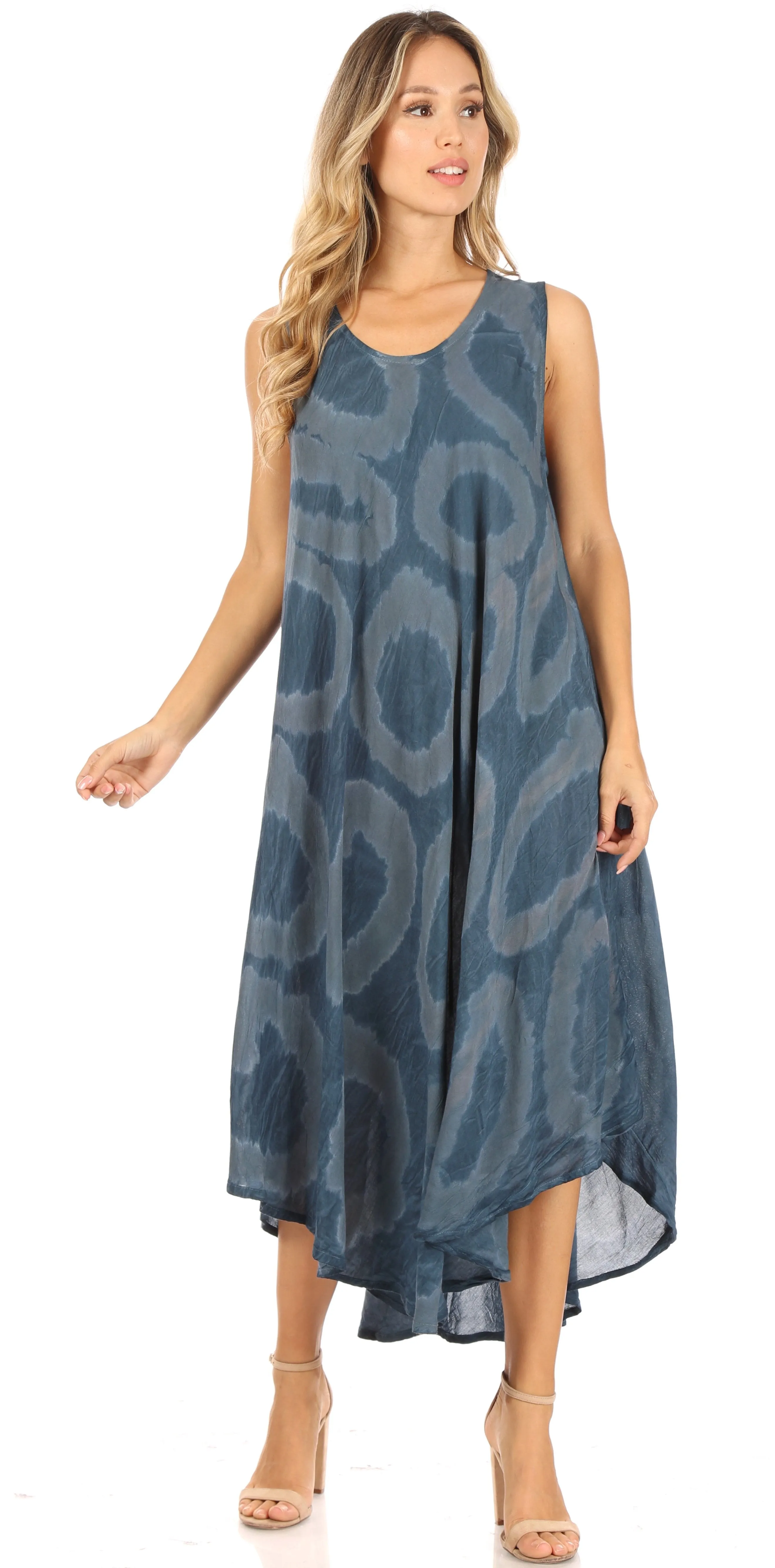 Women's Sleeveless Caftan Beach Cover up Dress | Rocio